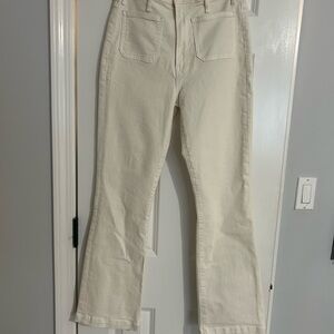 MOTHER Off-White High Rise Women's Jeans